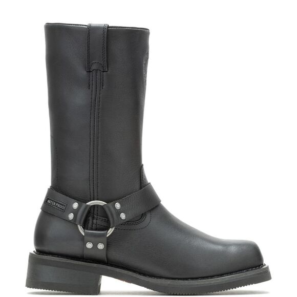 Harley-Davidson Mens Hustin Skull Black Boots (NWT)